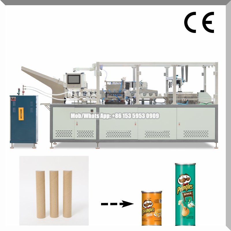 Chips Cans/Snack Cans Flanging and Curling Machine