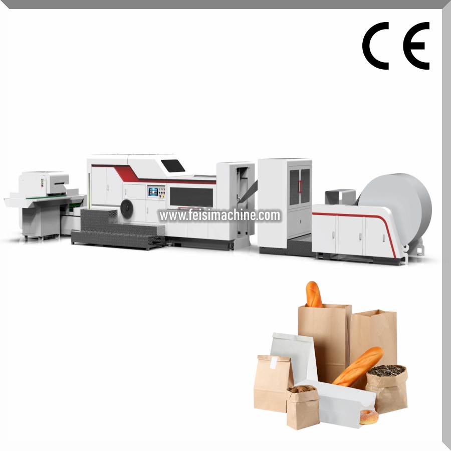 Fully Automatic Paper Bag Making Machine